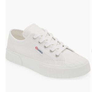 SUPERGA 2630 Stripe Sneake White Shoes Size 41